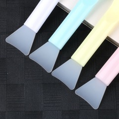 Double-ended soft head makeup brush, silicone mask brush, mud mask beauty makeup DIY facial mask brush