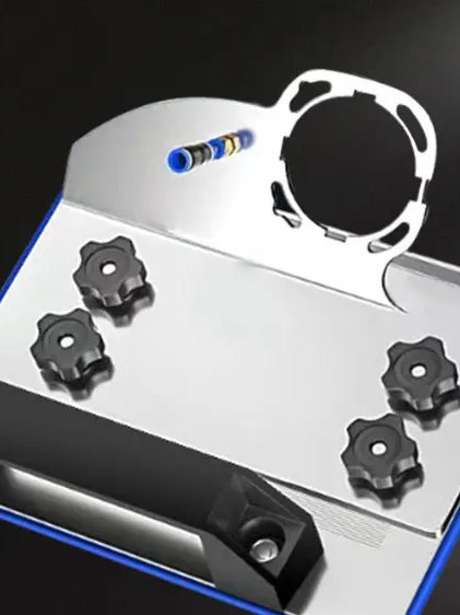 新款角磨机倒角45度100型手磨机通用高精度海棠角瓷砖切角器