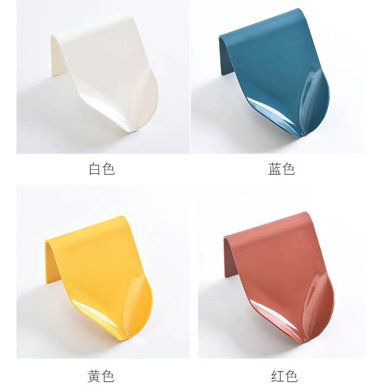 Baño inodoro jabón rack caja de jabón estante montado en la pared caja de jabón drenaje ponche libre cocina rack de almacenamiento