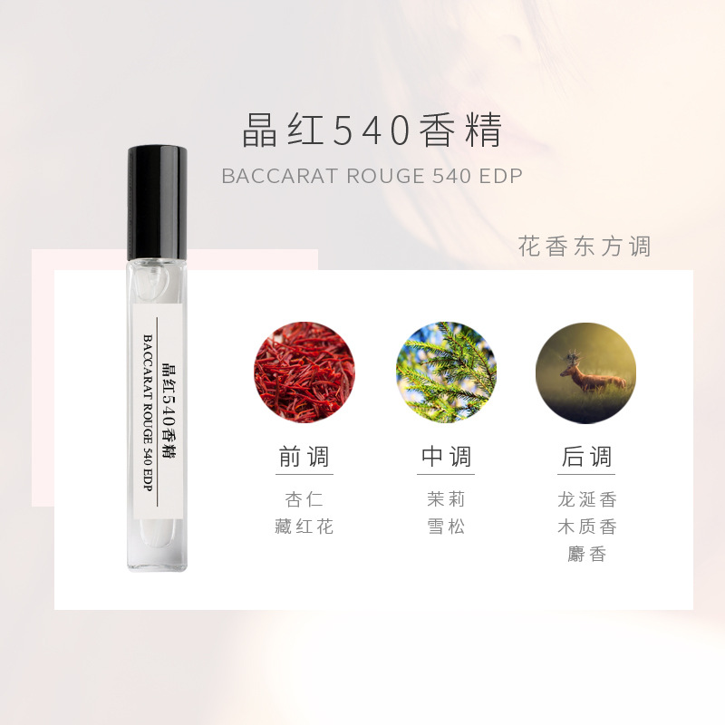 크리스탈 레드 540 향수(빨간색 병)