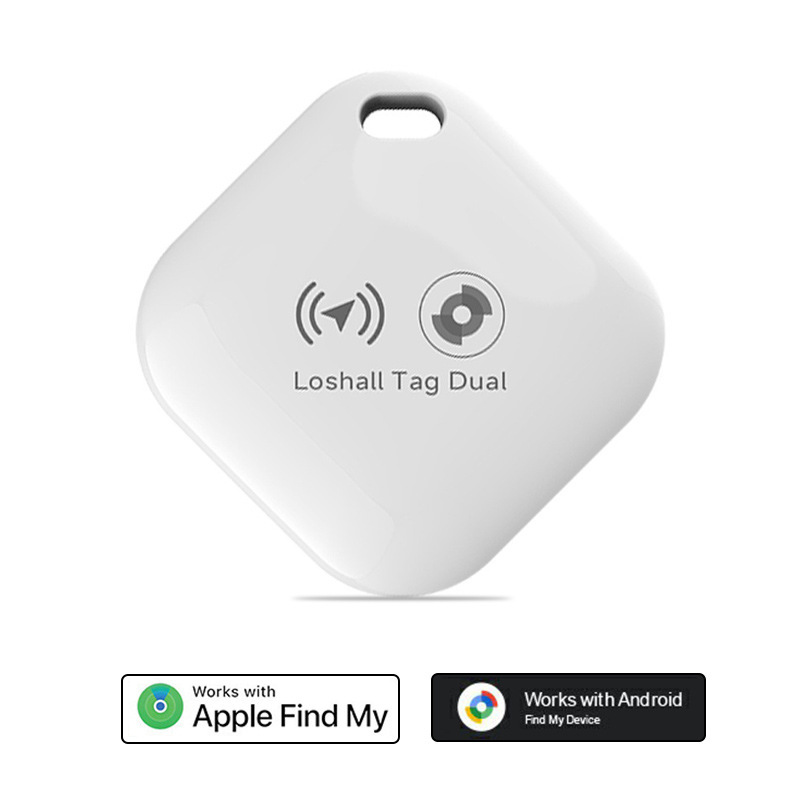 Transfronterizos redondos IOS sistema dual Android encontrar localizador anti-perdida para mascotas clave artículos Bluetooth anti-perdida rastreo