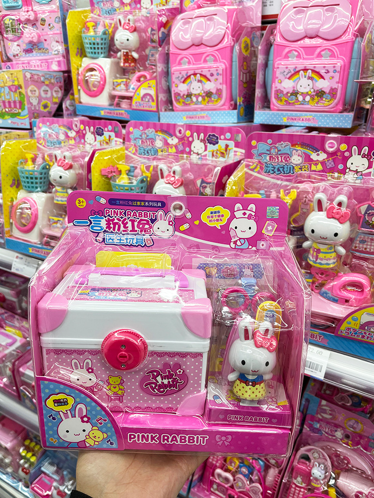 17073 Juguete médico conejo rosa