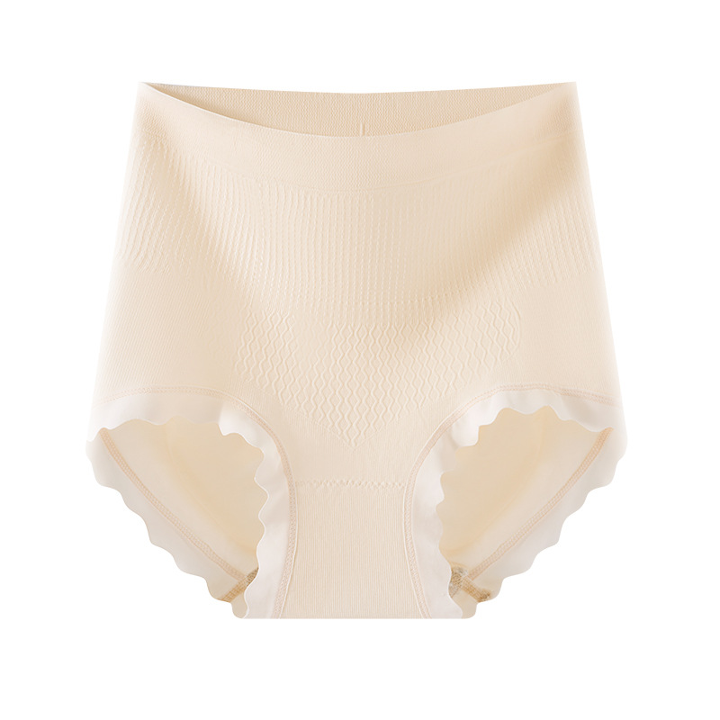 Bragas de cintura alta para mujer entrepierna de algodón puro 10A entrepierna antibacteriana talla grande barriga pantalones cortos de barriga calzoncillos para mujer