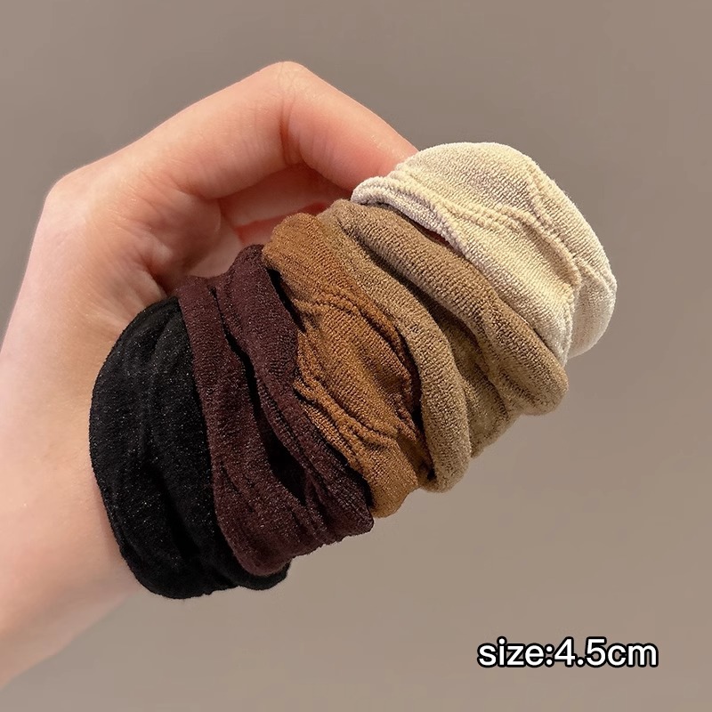 Mascarilla facial de alta elasticidad, lazo para el cabello, cola de caballo alta, cuerda para el cabello sin costuras para niños, no daña el cabello, banda de goma de cuerda para la cabeza para niñas