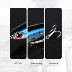 NOEBY諾比魚餌140mm/70g海釣船釣鉛筆路亞餌跨境外貿假餌硬餌漁具