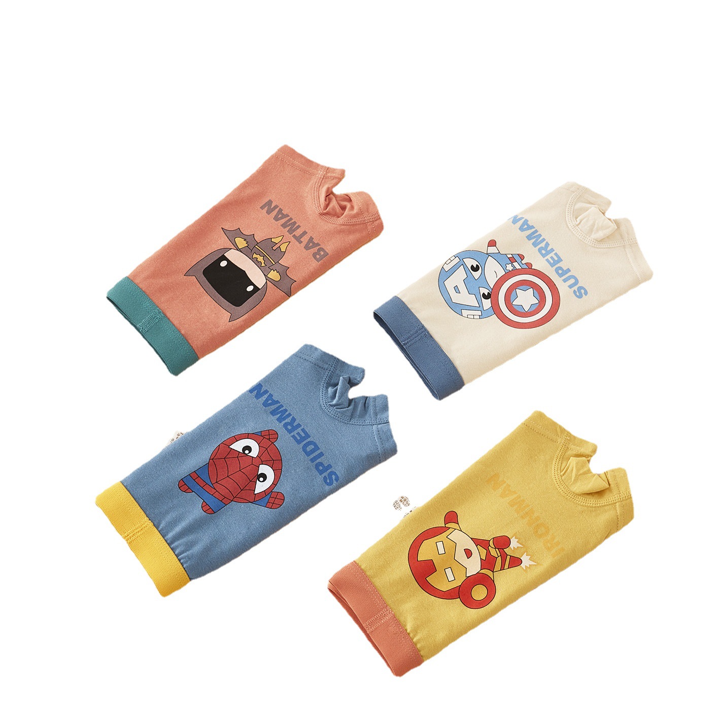 Calzoncillos de algodón para niños de fábrica calzoncillos cortos de algodón delgado de verano calzoncillos sin tope para niños