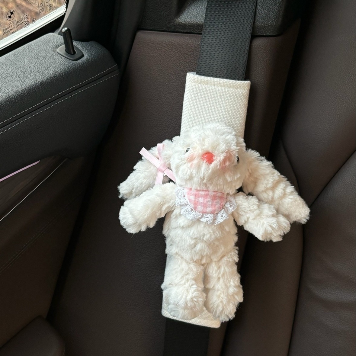 Protector de Hombro para Cinturón de Seguridad de Poliéster, Dibujos Animados, para Auto