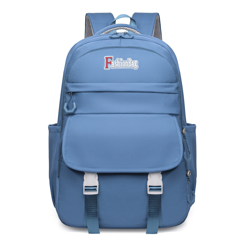 Transfronterizo nuevo estudiante de secundaria mochila hombres y mujeres de protección de la columna vertebral ligera mochila de gran capacidad versátil mochila de computadora de cercanías