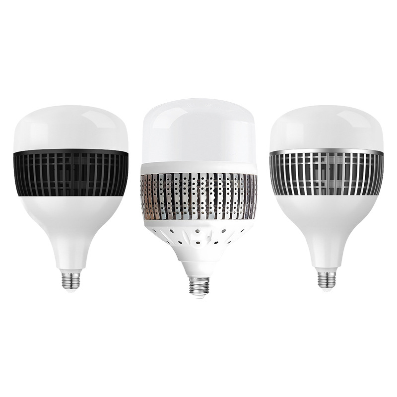 Bombilla LED superbrillante con base de tornillo E27 para el hogar, taller, fábrica, bombilla de bajo consumo, iluminación de alta potencia para interiores.