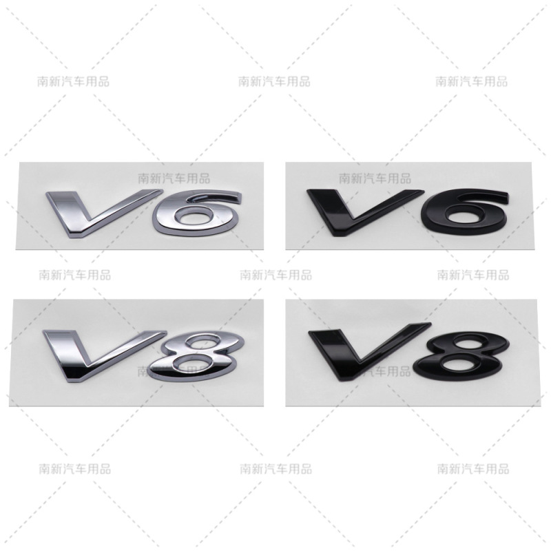 3.0 v 6 5.0 v 8ラベルはジャガーの字の排出量の葉の板車に適用します。|undefined