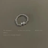 Elastic love beaded ring