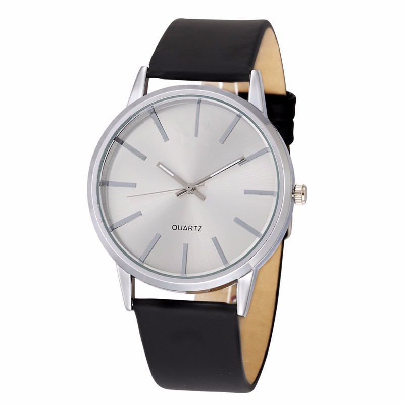 Men Quartz Watch Set 4 In 1 Business Wristwatch With Bracelet Necklace Ring Leather Strap Gift Box_voghion.com