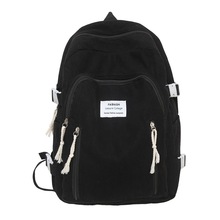 跨境双肩包新款时尚简约中学生书包大容量背包超轻高初中生电脑包