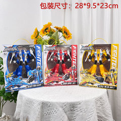 兒童變形玩具汽車人黃蜂擎天戰神汽車人金剛機器人大禮盒機構地攤