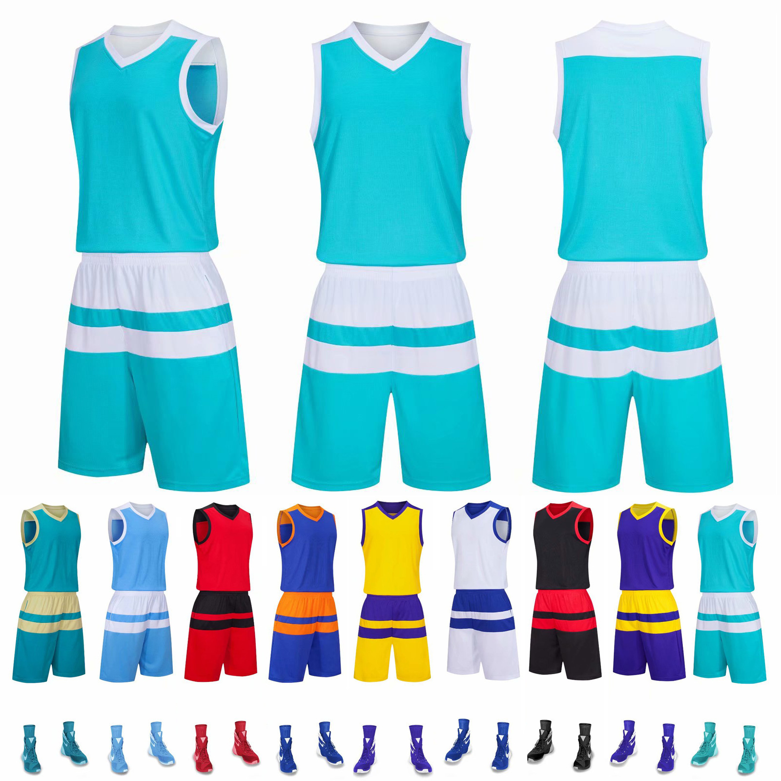 Basketball clothes suit breathable Men's adult children's sports basketball vest primary and secondary school students competition clothes printable