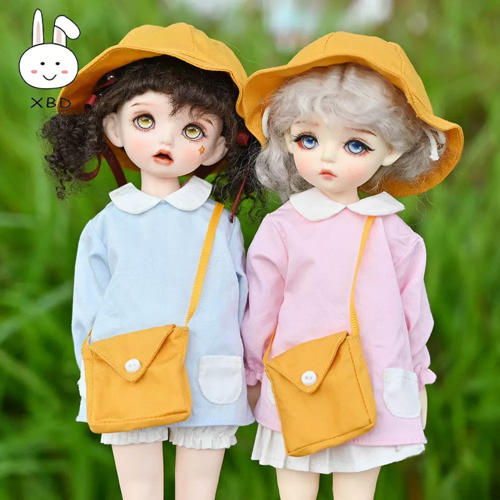 娃衣 bjd6分幼稚园套装 1/6 yosd ob11 棉花娃Blythe六分衣服定制