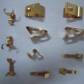 厂家直销钛合金冲压件 铜合金 磷铜导电弹片钛制品生产来图来样