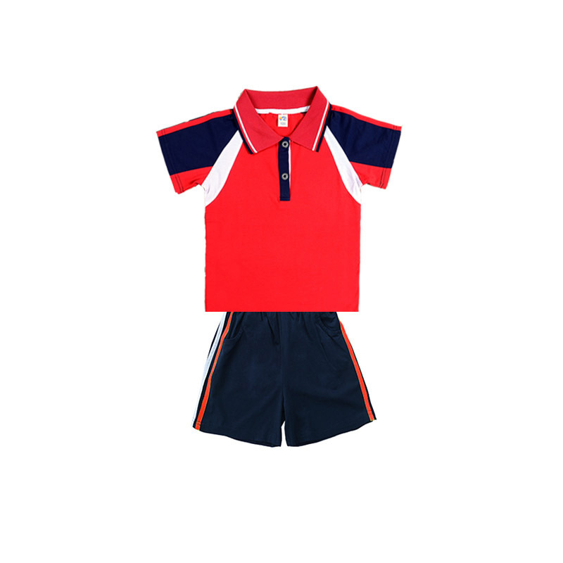 瀾洋貝校服小学生新型幼稚園園服夏服中学生クラス服運動服学生服|undefined