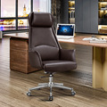 新品推荐 皮质办公椅家具家用皮椅现代简约办公室老板椅 厂家直供