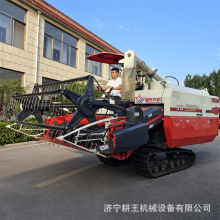 全喂入式120马力履带联合收割机 星光至胜1158遮阳棚款小麦收割机