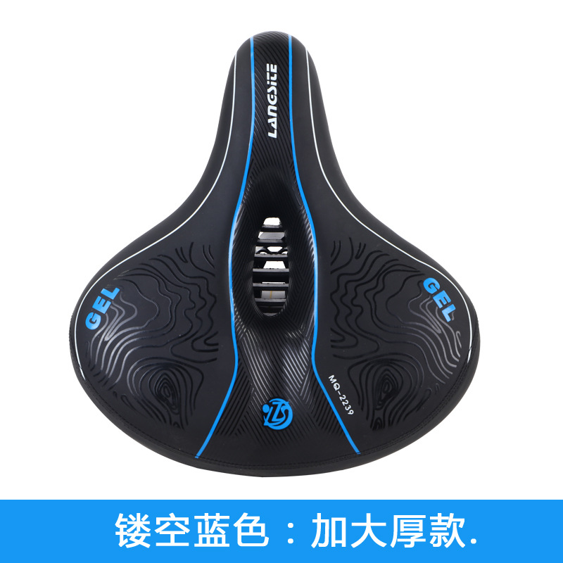 Asiento de bicicleta, sillín de bicicleta eléctrica, bolsa para asiento de bicicleta de montaña, sillín de bicicleta grande