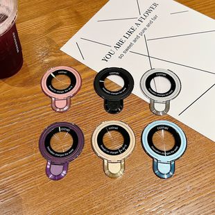 Mobile Phone Case Magnetic Ring Buckle Ultra-Thin Invisible Desktop Lazy Mobile Phone Holder Magnetic Magsafe Ring Holder