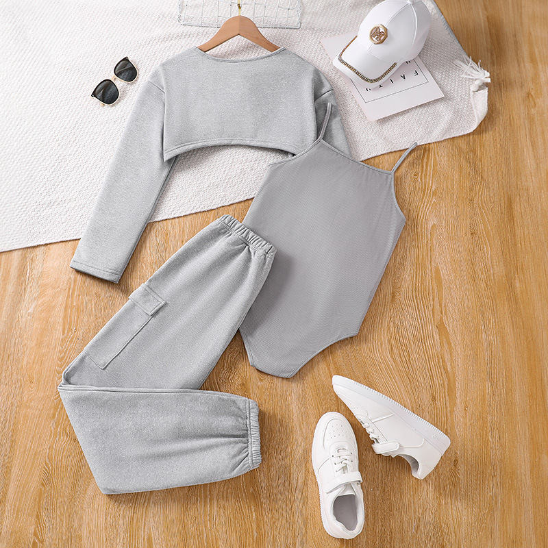 Women's Casual Suit With Long Sleeved Top And Pants Set_voghion.com