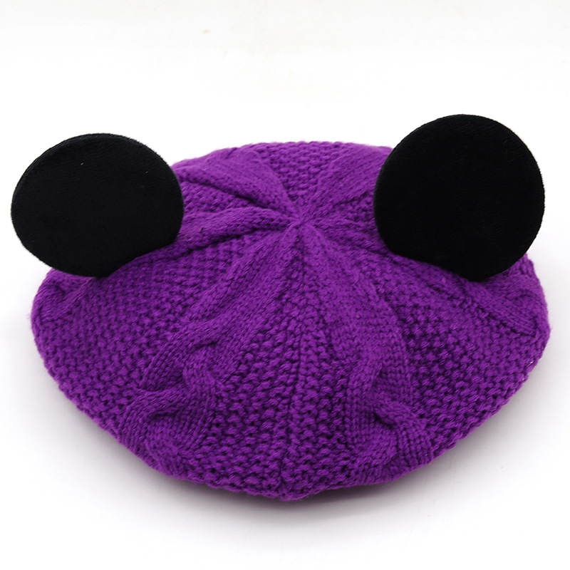 Mouse Ears Children's Knitted Woolen Hats display picture 4