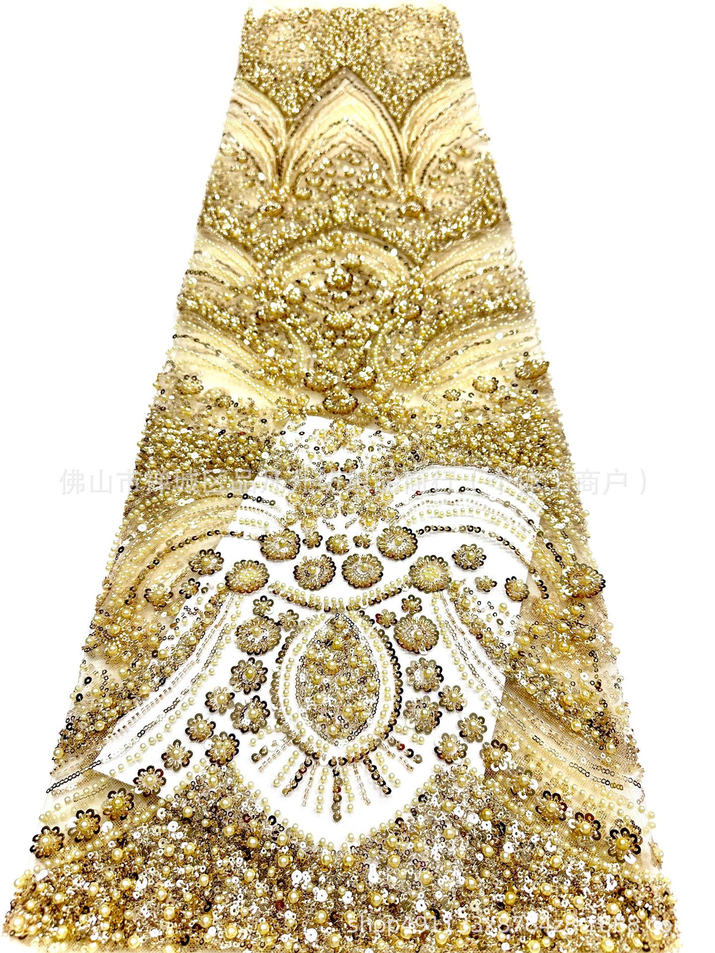 Nuevo vestido de novia de moda vestido de cena de moda tela de perlas brillante comercio exterior transfronterizo al por mayor