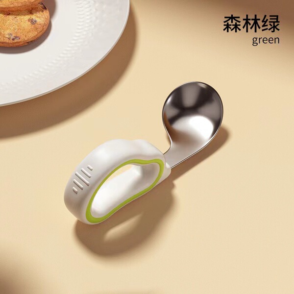 Children's spoon stainless steel for training