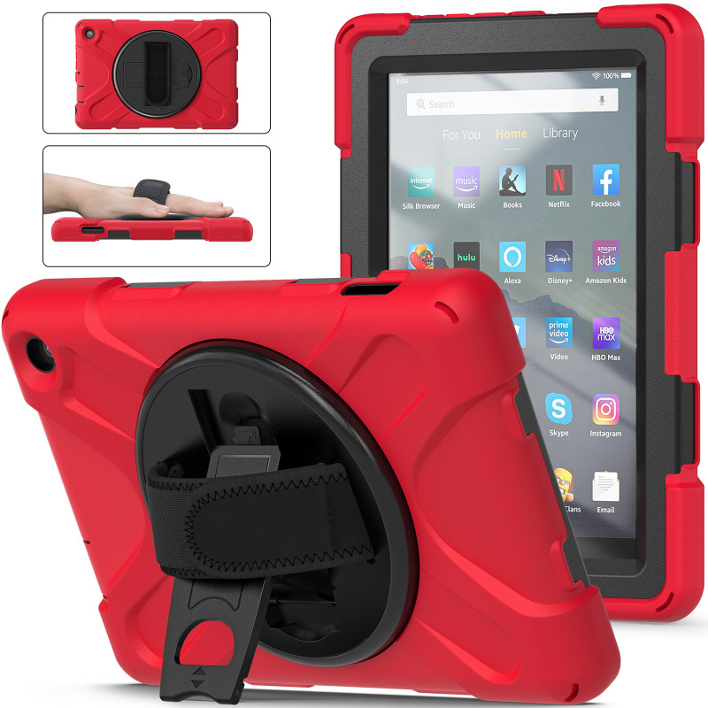 Suitable for Kindle Fire 7 2022 Tablet Protective Cover All-Inclusive Anti-Fall Shell Silicone Amazon Hot Model Suitable for Kindle Fire 7 2022 Tablet Protective Cover All-Inclusive Anti-Fall Shell Silicone Amazon Hot Model