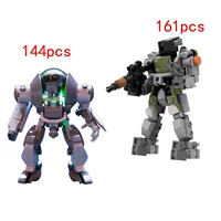 Роботизированная Меха кирпичная модель MOC-91099/MOC-94380 - набор частиц малого размера, 12.5x10x2 см, 0.081 кг, два цвета