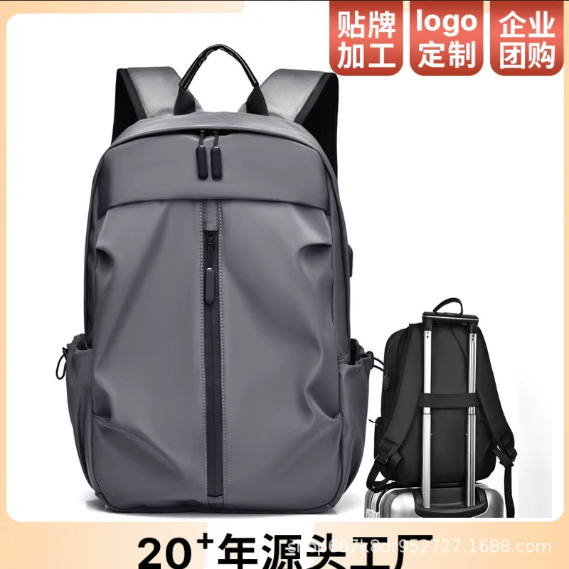Men's capacious backpack for traveling, high-quality style