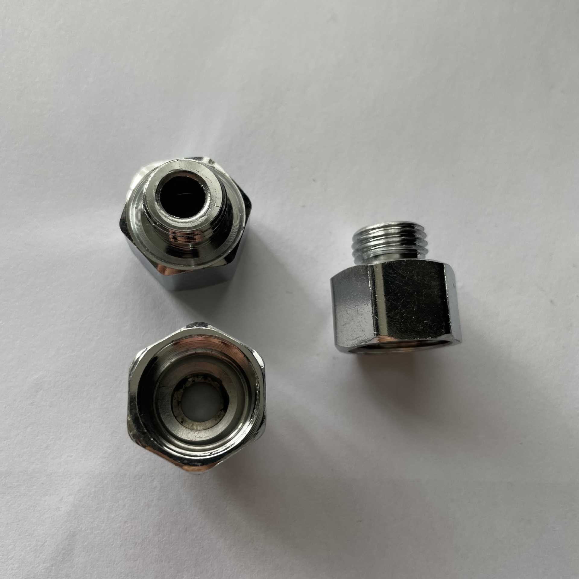 供应内牙18*1.5转外牙14*1.5不锈钢接头双泵接头防水