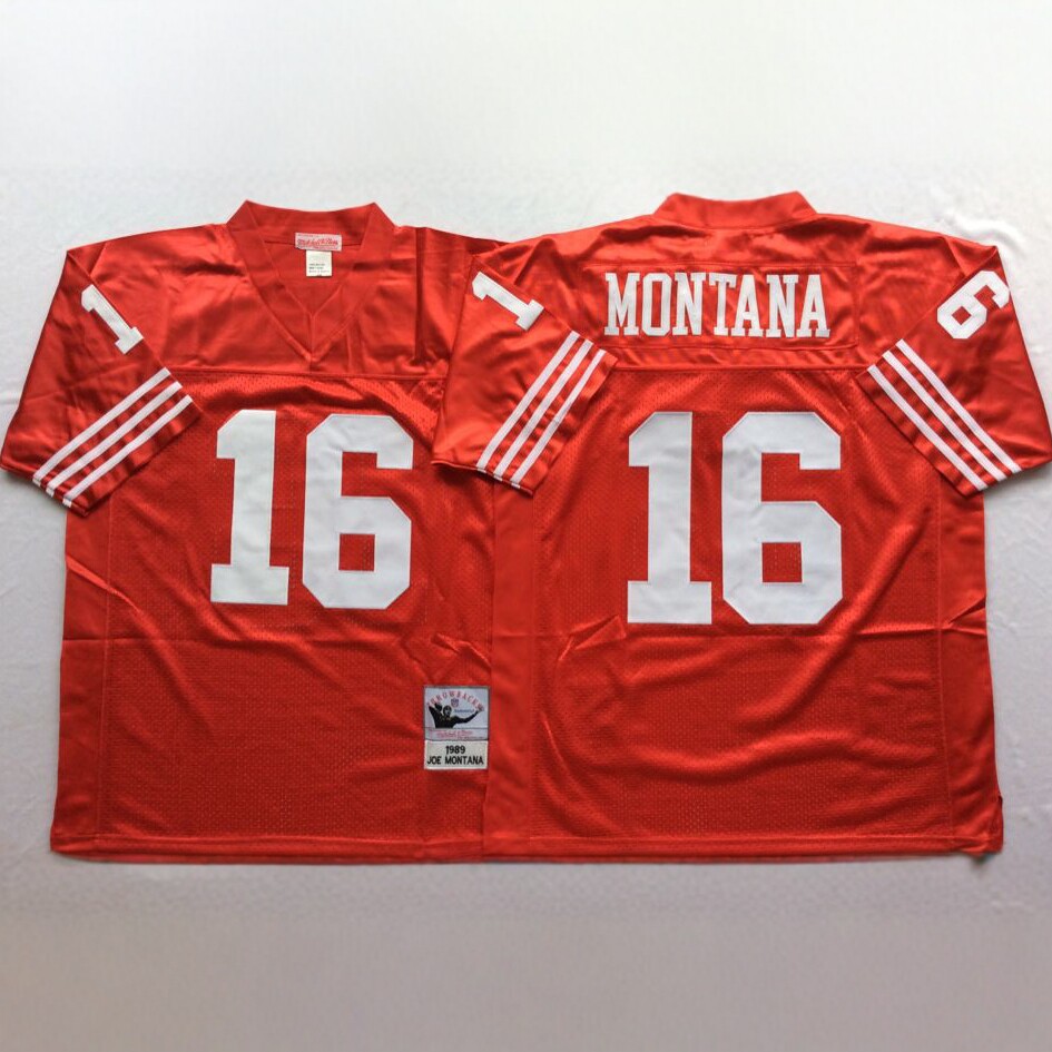 2026 NFL Retro Jersey, 49ers, Ness Embroidered, In Stock, Cross-border E-commerce