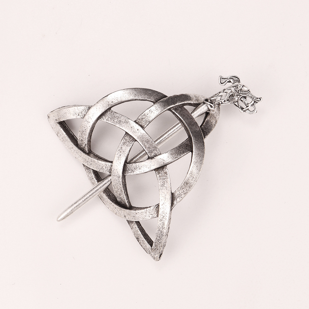 Europeo y americano popular nórdico retro horquilla Viking horquilla Celtics horquilla noruego hembra updo accesorios para el cabello horquilla al por mayor