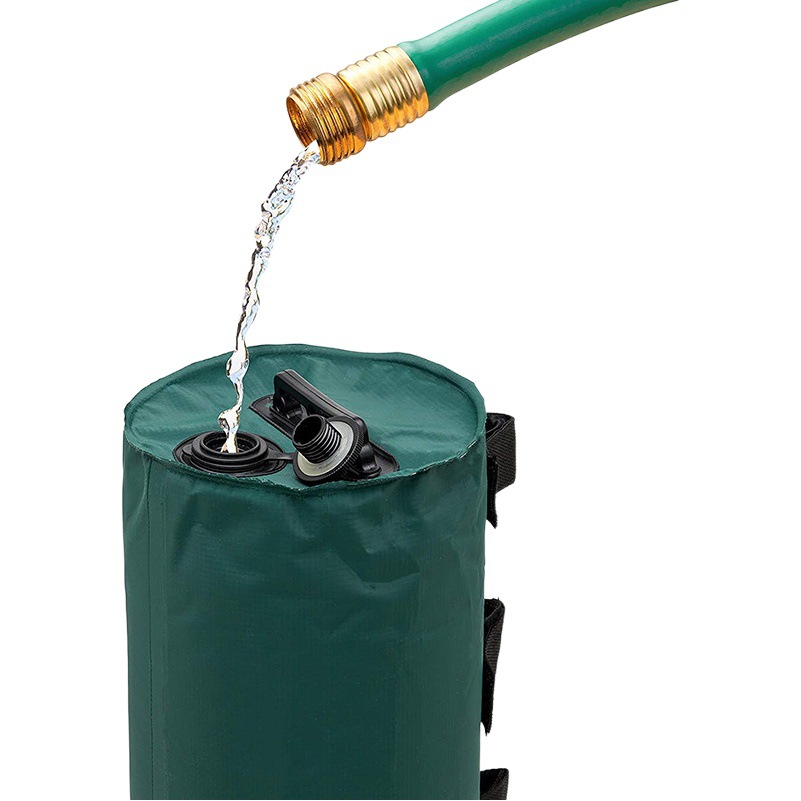 Amazon 10L25L Outdoor Tent Water Bag Beach Umbrella Cylindrical Reinforced Weight Sandbag