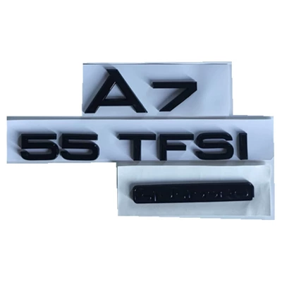 Car logo – grille emblem, four-ring emblem, modification - standard-a755tfsi