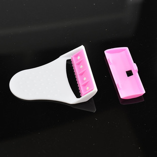 Disposable Shaver single layer stainless steel women's leather knife with comb disposable hair removal knife hair scraper