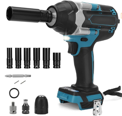 전기 렌치 블루 베어 메탈 + 12개 세트