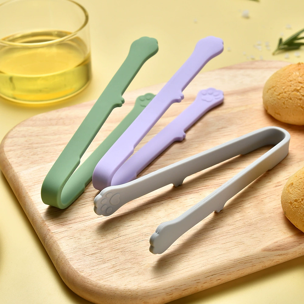 Силиконовые кухонные щипцы для еды симпатичные щипцы для кухни ледяные кусочки