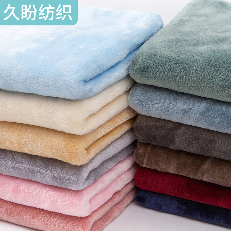 In-Stock Thickened Warm Pajamas Flannel Fabric Autumn and Winter Warm Fashion Sweatshirt for Men and Women Double-Sided Flannel Material In-Stock Thickened Warm Pajamas Flannel Fabric Autumn and Winter Warm Fashion Sweatshirt for Men and Women Double-Sided Flannel Material