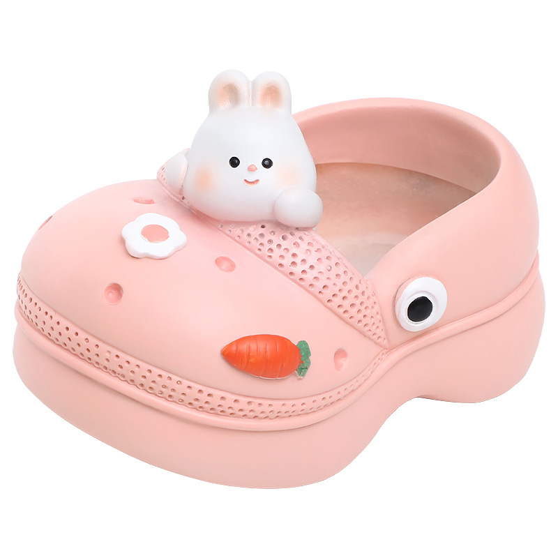 Chậu cây hình dép Crocs resin, chậu mọng nước mini, chậu để bàn trang trí vườn (RG-72)