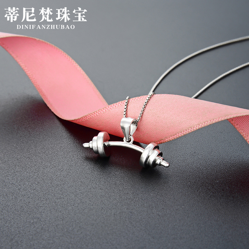 Venta al por mayor estilo japonés y coreano s925 Cadena de clavícula de plata joyería popular colgante transfronteriza collar de accesorios de barra de mujer