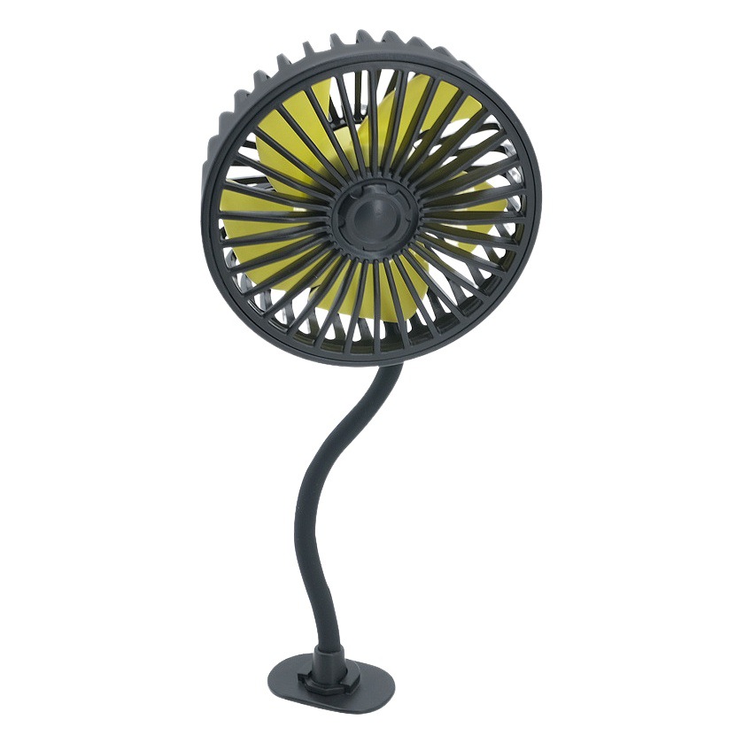 Coche ventilador coche potente refrigeración 12V24V coche universal aire acondicionado refrigeración USB trasero pequeño ventilador eléctrico