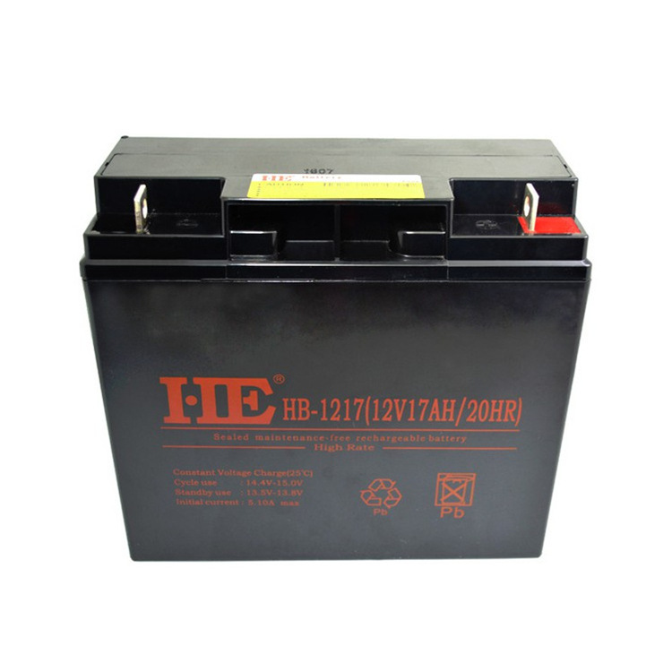 HE蓄电池 HB-1217 HE电池 12V17AH 阀控密封式免维护储能蓄电池