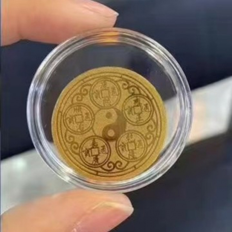 純金 999 携帯電話ステッカー ゴールド 2mg プリンセス、お金持ちになってください、お金の宝庫、お金の神、クリエイティブなステッカー ギフト|undefined