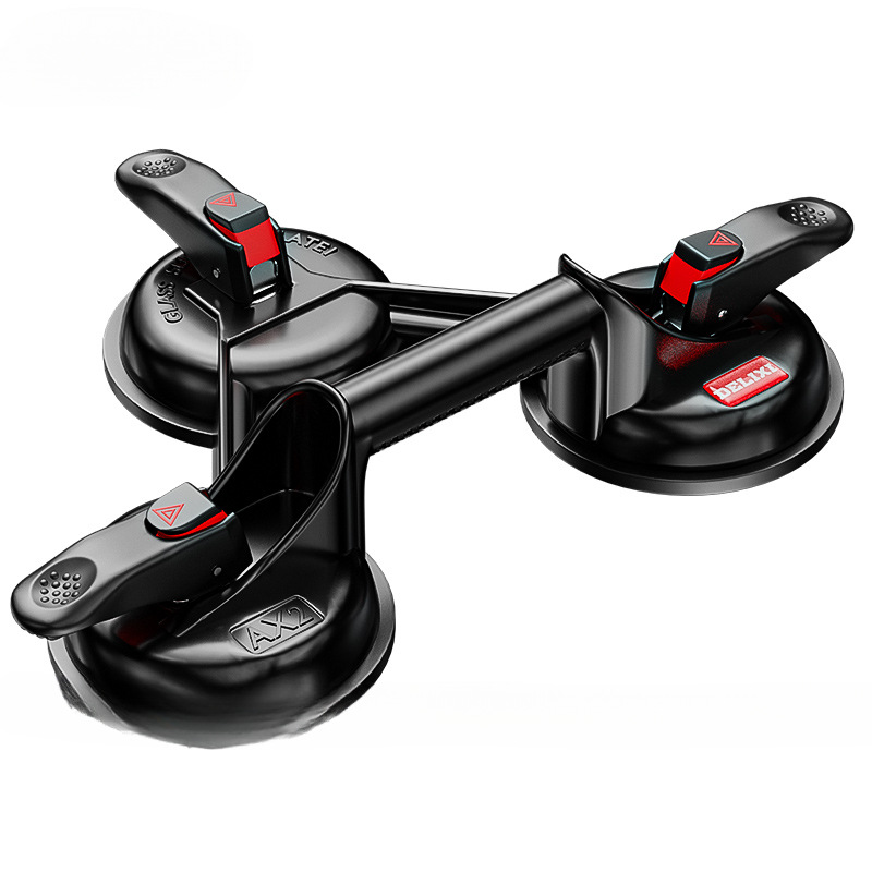 Sucador de vidrio Delissi, herramienta especial de montaje al vacío para pisos de azulejos, extractor de vidrio pequeño y pesado