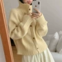 新款秋冬高领复古毛衣