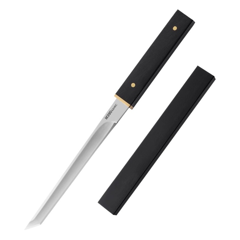Cuchillo para exteriores Cuchillo portátil de autodefensa Cuchillo para frutas de campamento de emergencia para vehículos domésticos Cuchillo afilado M390 de alta dureza